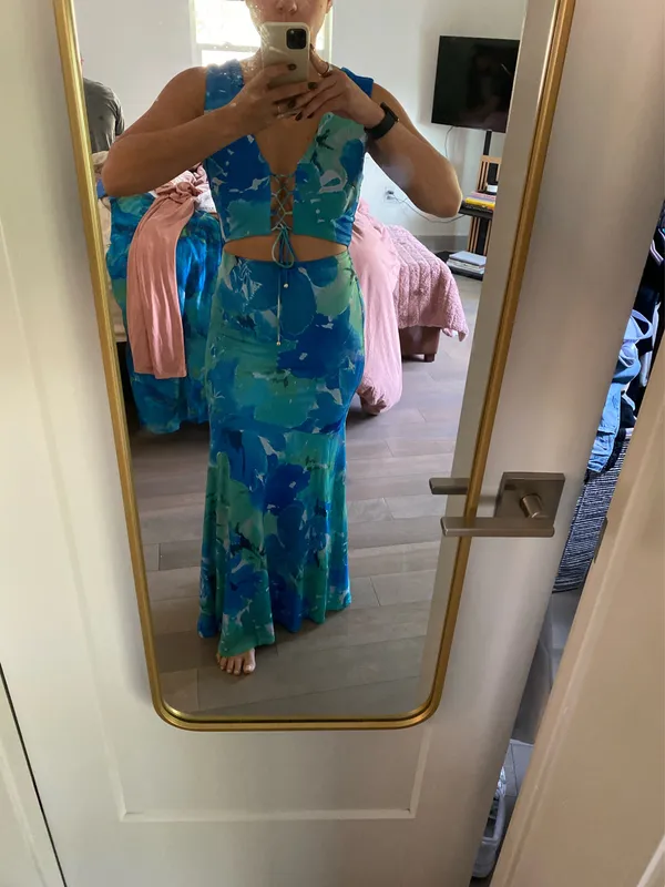 Fortunate One Orpheus Maxi Dress Blue - Image 4