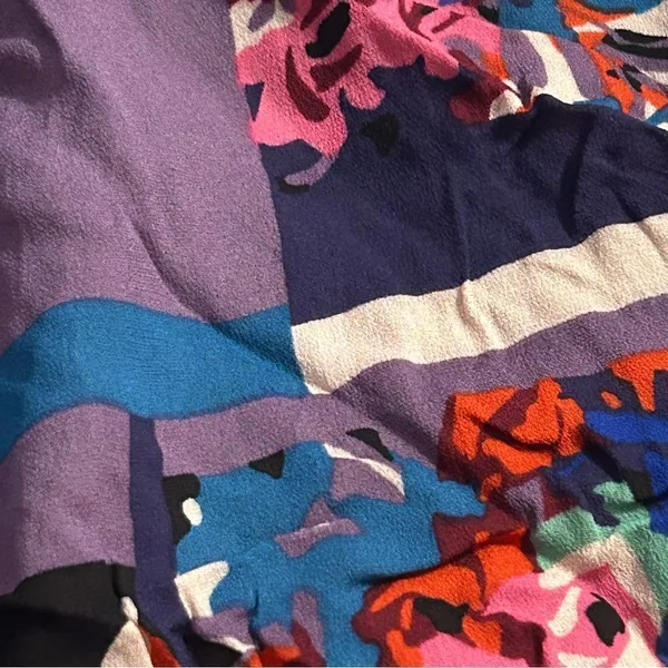Maeve by Anthropologie floral ruffle multicolored blouse top women’s S - Image 5