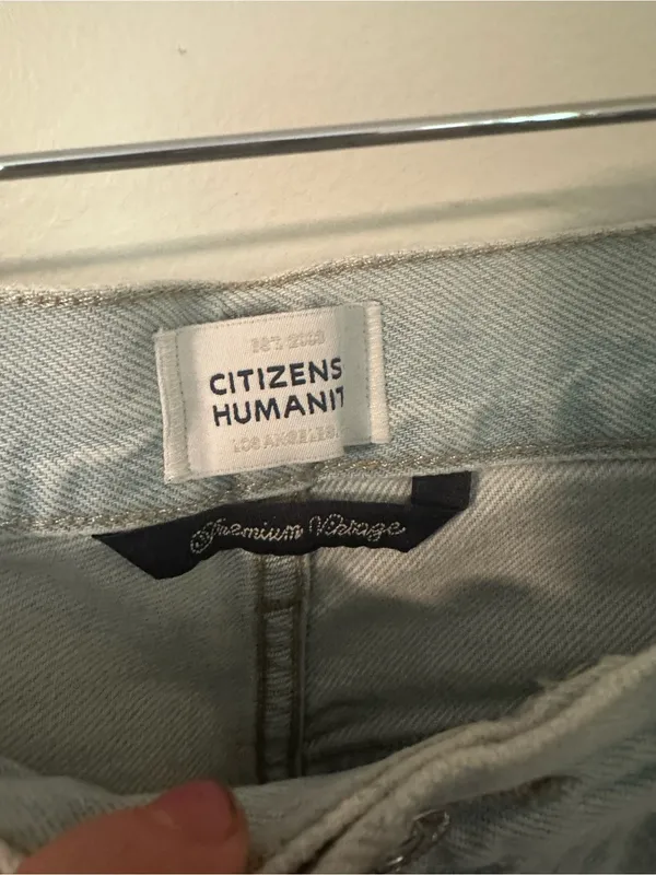 NWOT Citizens of Humanity Ayla wide leg jeans Sailor 25 - Image 5