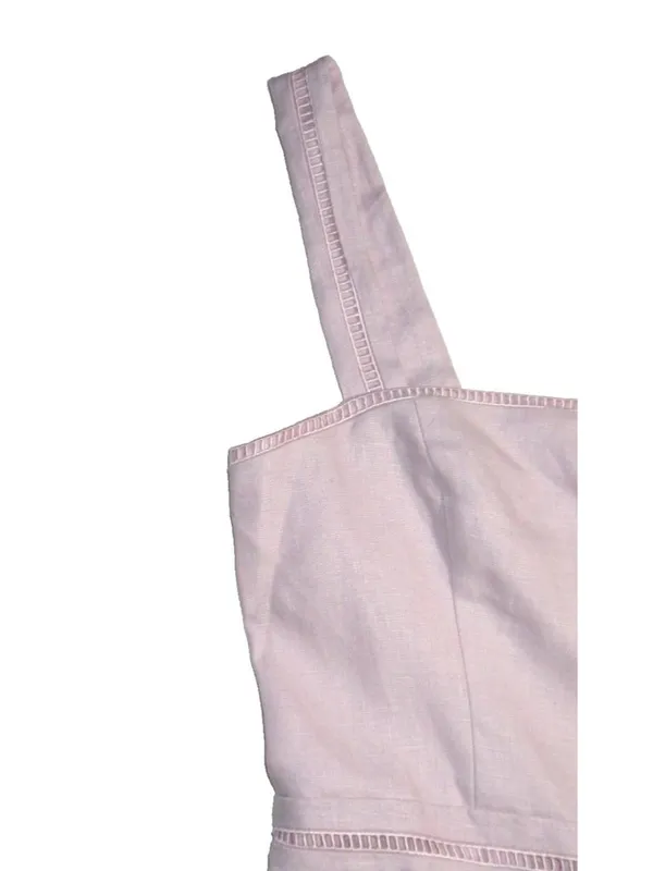 NWT Reformation Everett in Cherry Blossom Linen Sleeveless Tank Midi Dress 6 - Image 7