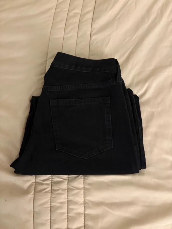 NWOT GAP Women’s Black Low Rise Barrel Jeans - Image 5
