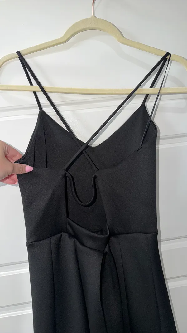 Soprano Black open back Dress size medium  - Image 2