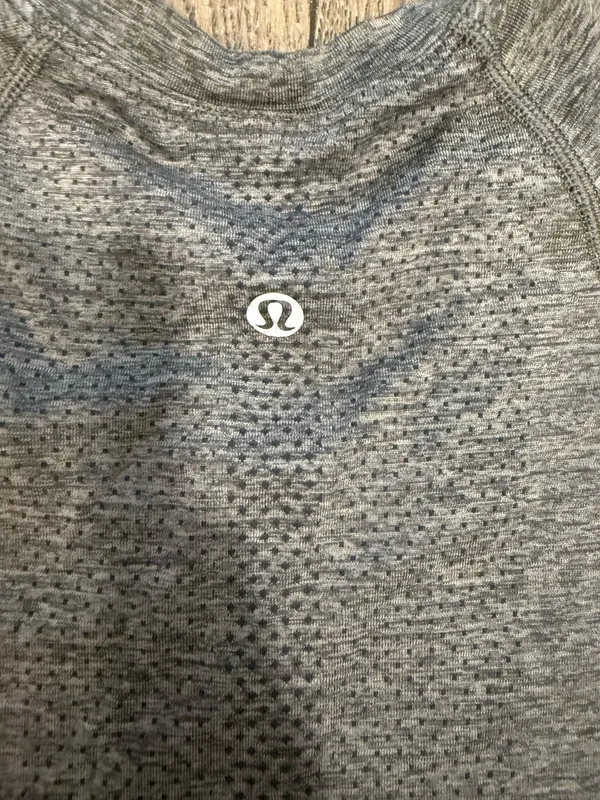 Grey Lululemon Swiftly Tech Short Sleeve 2 - Image 3