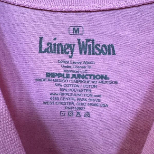 Lainey Wilson Heart Like a Truck Groovy Country Womens Top M - Image 4