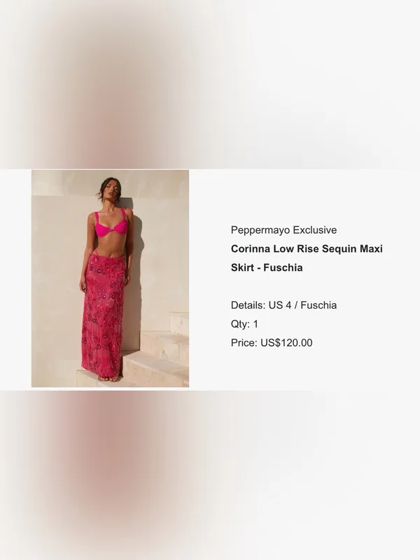 Peppermayo Fuchsia Sequin Set - Image 3
