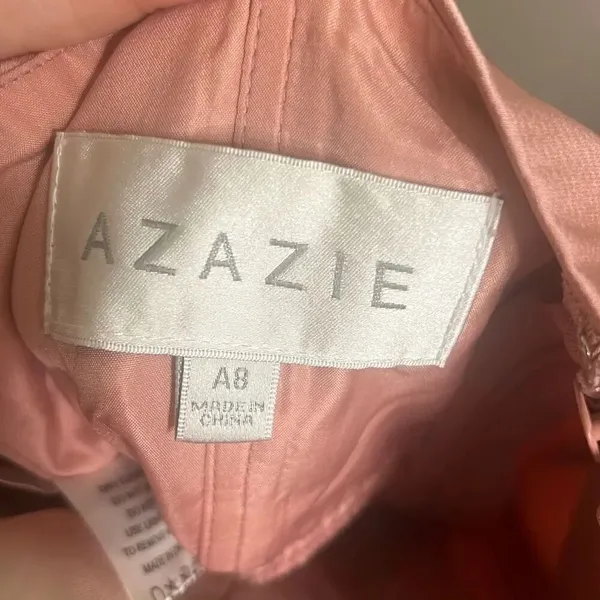 ✨AZAZIE MINA STRETCH SATIN LiGHT PINK DRESS✨ - Image 8