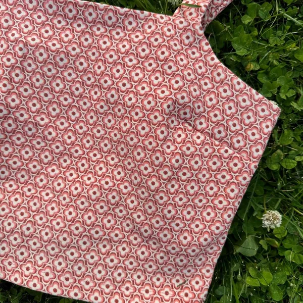 Altar’d State Zipper Retro Floral Crop - Image 2