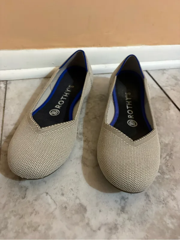 Rothy’s The Daily Flats in Retired Flax Birdseye - Image 4