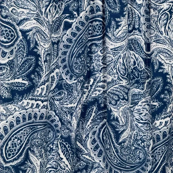 Misimu Small Maternity Blue Paisley Maxi Dress - Image 5