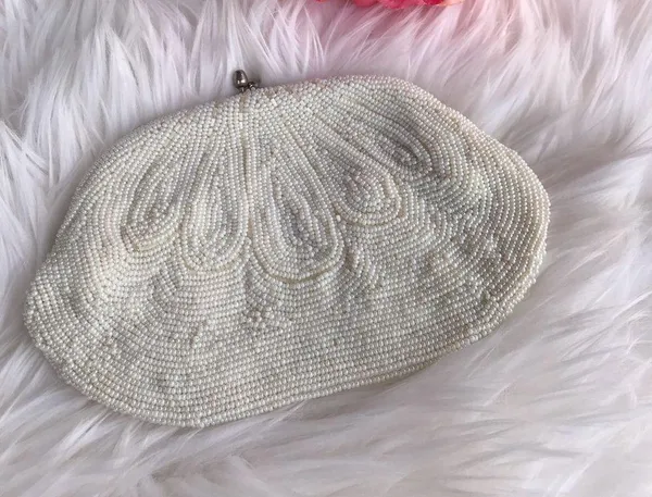 Vintage Beaded Evening Bag - Image 2