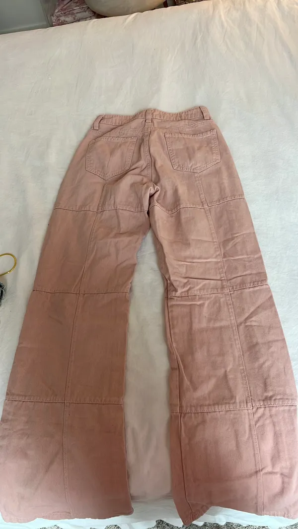 Bailey Rose Light Pink Cargo Pants Size XS - Image 4