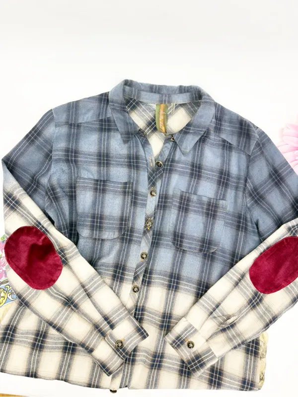 Aratta Silent Journey Cheetah Shirt-Dress Plaid Mixed Media Boho Bohemian - Image 6
