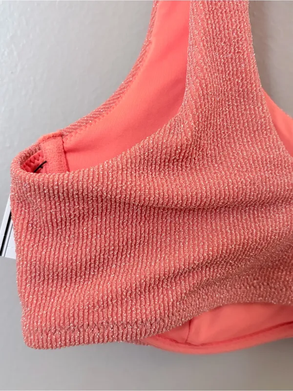 PINK Victoria's Secret Coral Tank Bralette - Image 5