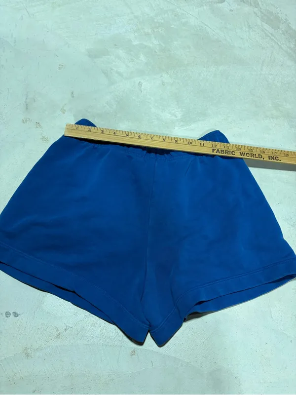 Nike Women's Blue Shorts Medium swoosh just do it - Image 9
