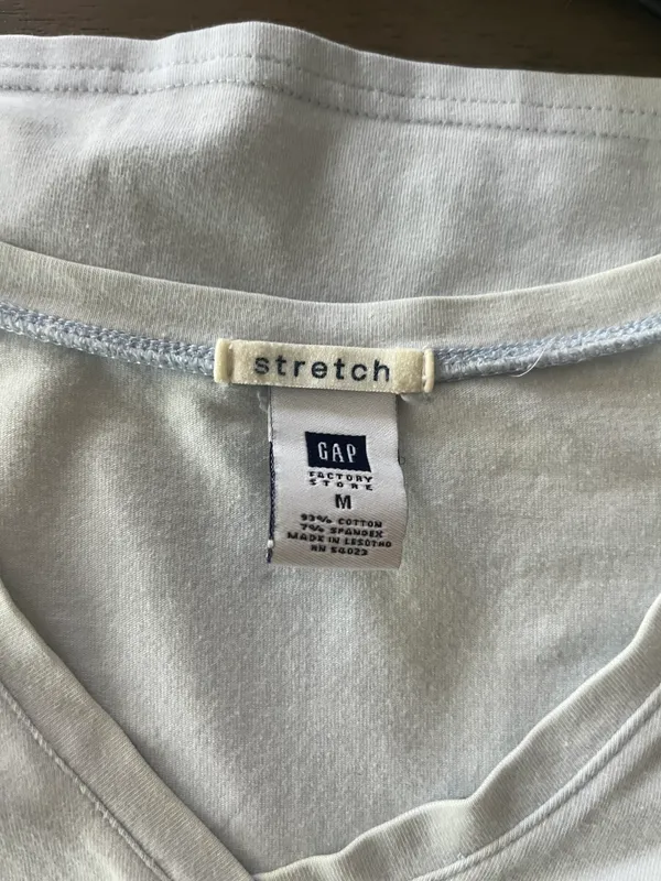 Gap Factory Store Size Medium Light Blue Top - Image 4