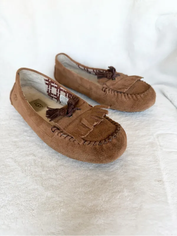 UGG Australia Lizzy Slipper Shoe Chestnut Brown Size 8 - Image 7