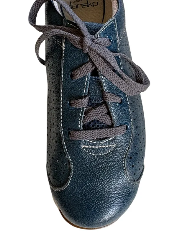 Dansko Leather Sneakers Blue Size 8 - Image 5
