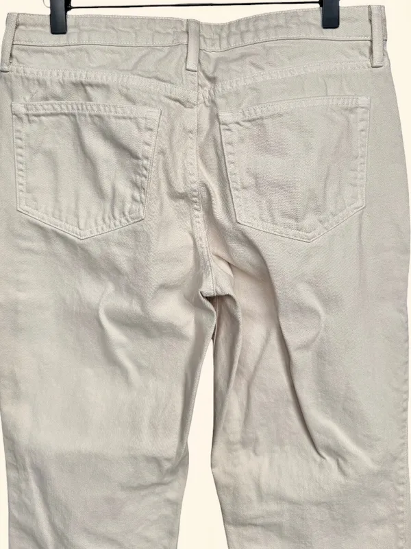 L'Agence Marjorie Mid Rise Jeans in Oat Sz 28 - Image 4