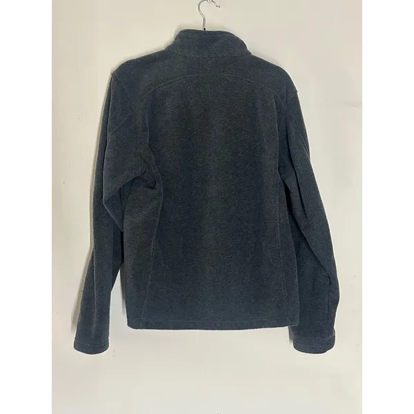 Core365 First Care Fleece Jacket Womens XL Gray Full Zip Soft Mock Neck Coat - Image 4