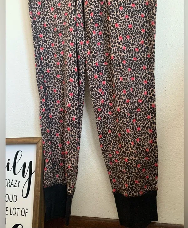 Victoria’s Secret leopard print onesie large - Image 5