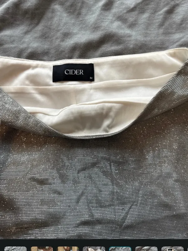 Cider Silver Mini Skirt - Image 8