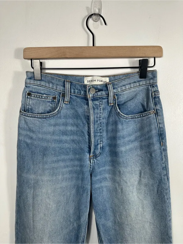 Aritzia Denim Forum Arlo High Rise Straight‎ 28L Jeans Size 26 - Image 5