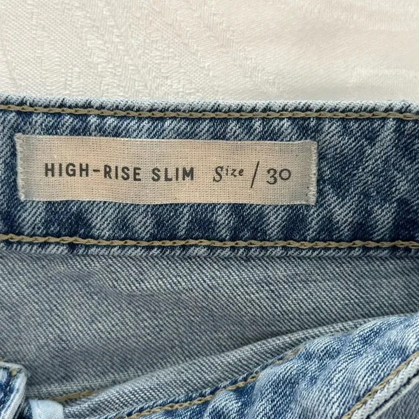 Anthropologie Pilcro Size-30 and the Letterpress Womens Jeans‎ High Rise Slim - Image 4