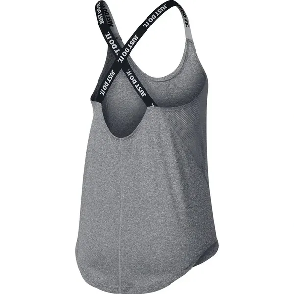 Nike Women’s Gray Dri-Fit Elastika Athletic Workout Fitness Gym Tank Sport M - Image 5