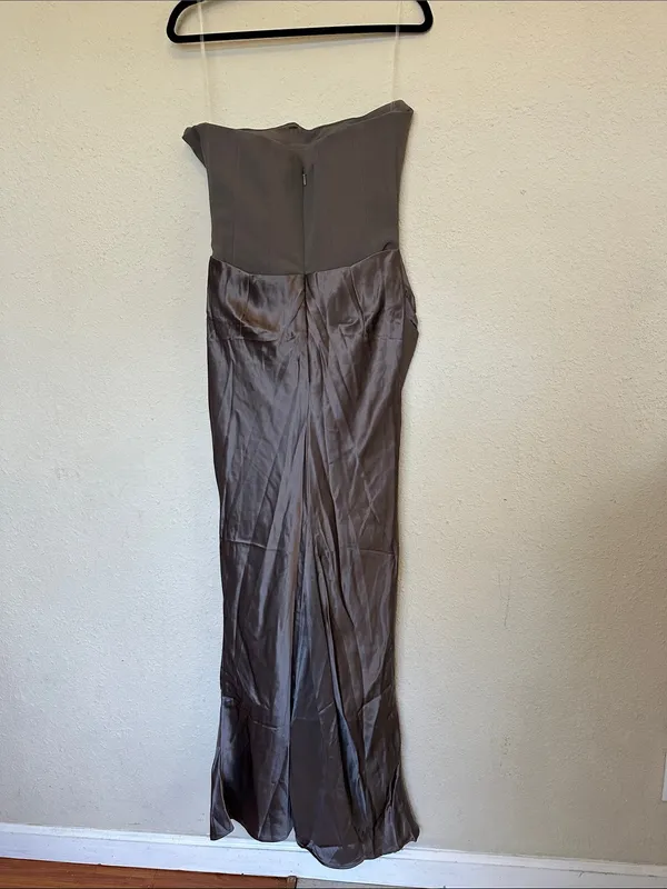 House of Cb size M A-C 'Persephone' Smoke Strapless Corset Maxi Dress - Image 15