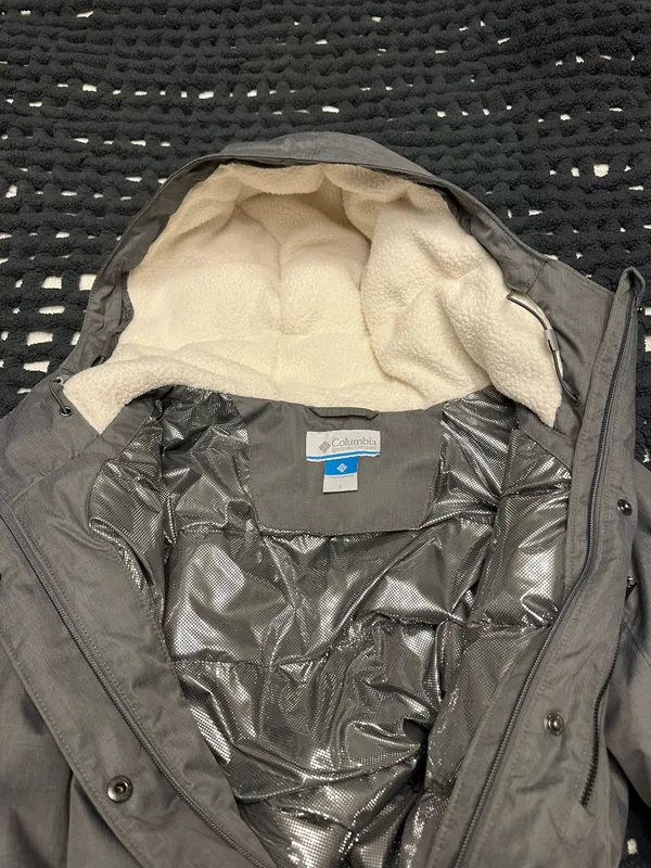 Columbia Jacket Women’s Full-Zip Grey Fleece Large - Image 4