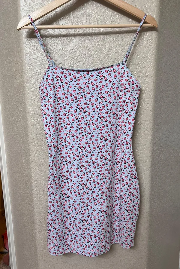 Nordstrom BP Women's Blue and Pink Dress - Image 2