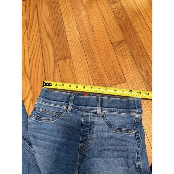 SPANX Pull On Seamed Wide Leg Jeans Size Small Petite - Image 7
