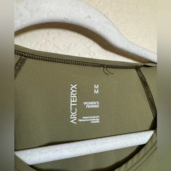 Arcteryx Contenta Dress Sleeveless‎ Size Medium Moss Green UPF 40 Sporty Outdoor - Image 4