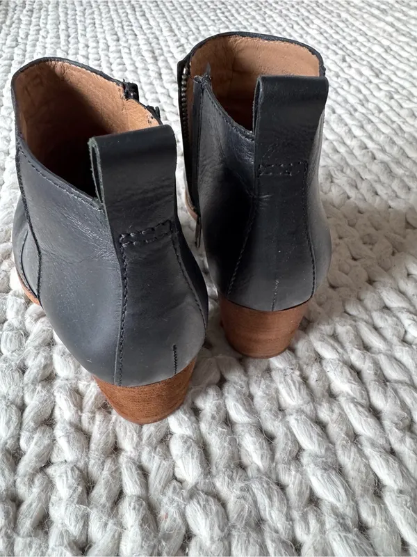 Madewell The Brenner Boot, Black Leather - 7.5 - Image 8