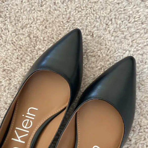 leather kitten heel. 7-7.5 - Image 3