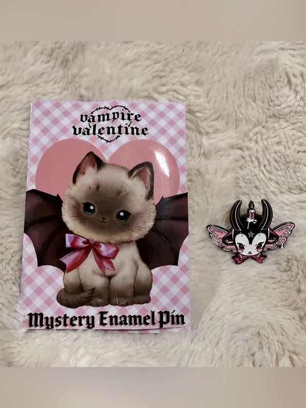 Vampire Valentine Creepy Coquette Blind Bag Enamel Pin - Image 2