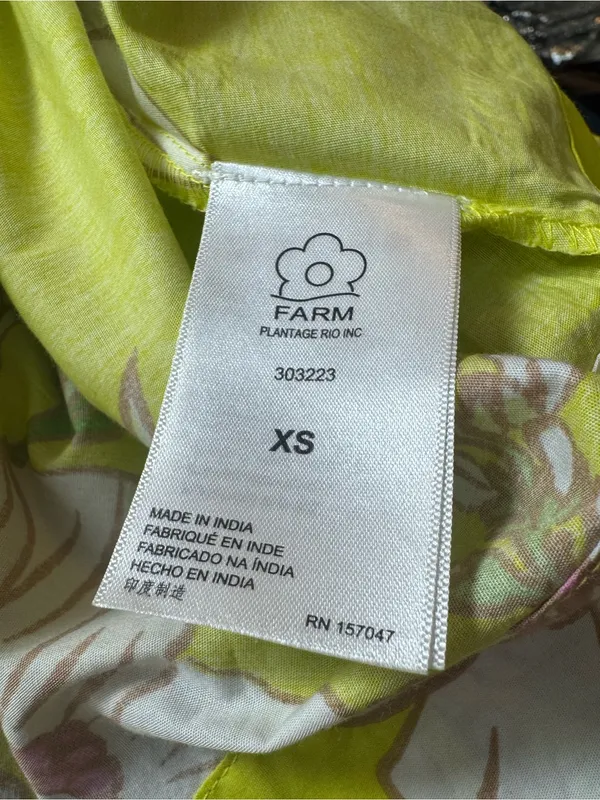 Farm Rio Neon Garden Maxi Skirt XS - Image 5