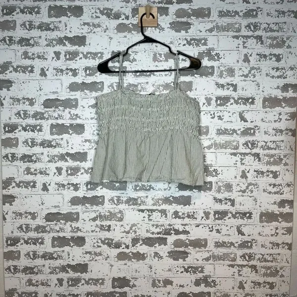 American Eagle | women striped cropped tank top - Image 8