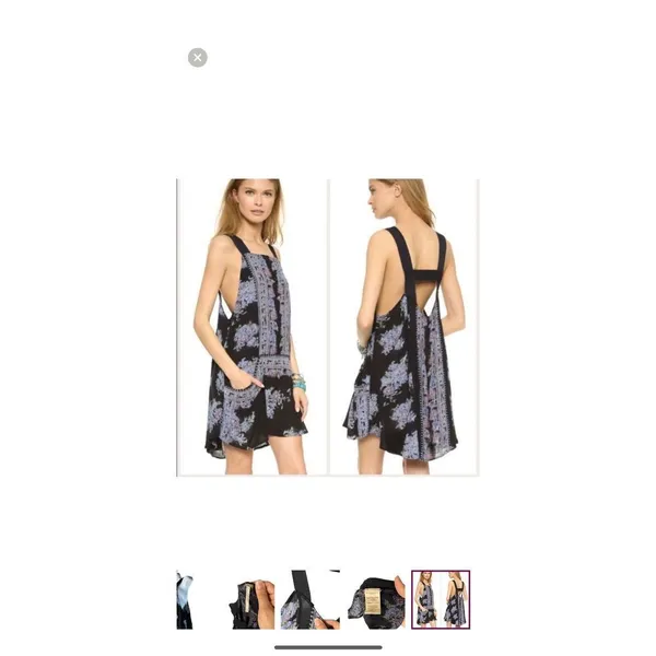 Free People Paradise Song Floral Tunic Dress Size Medium - Image 9