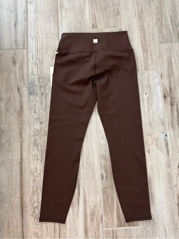 Vuori Brand New Women’s Inversion Ribbed Legging In Java Medium - Image 8