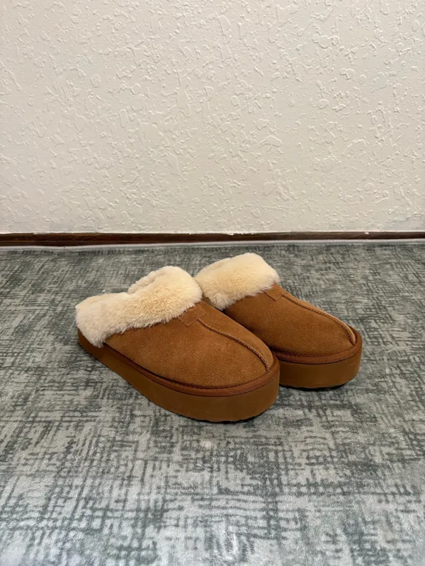 Joyspun platform slippers Brown Size 7 - Image 3
