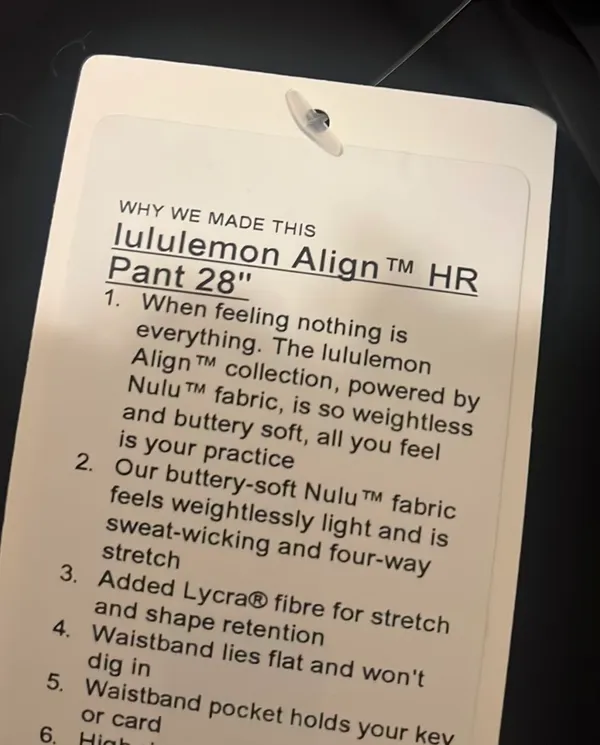 Lululemon 28” Align Leggings HR - Image 2