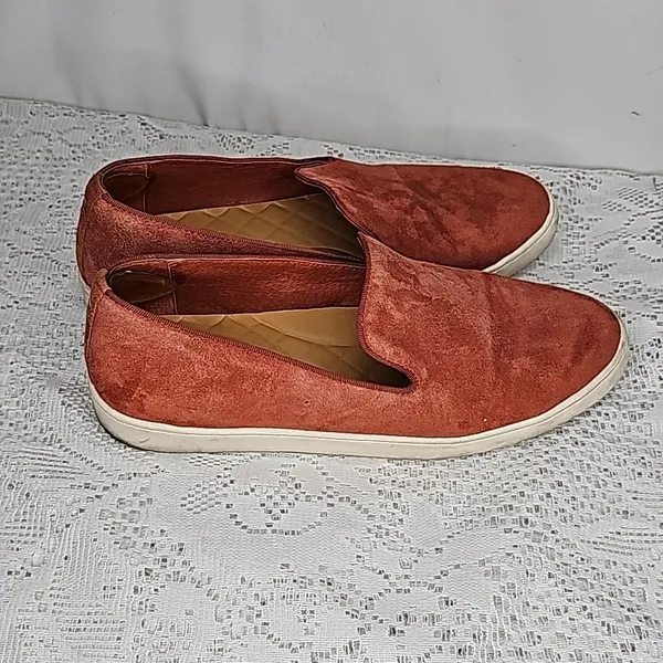 Birdies Swift leather burnt orange slip on loafer flats shoes sz 8 - Image 5