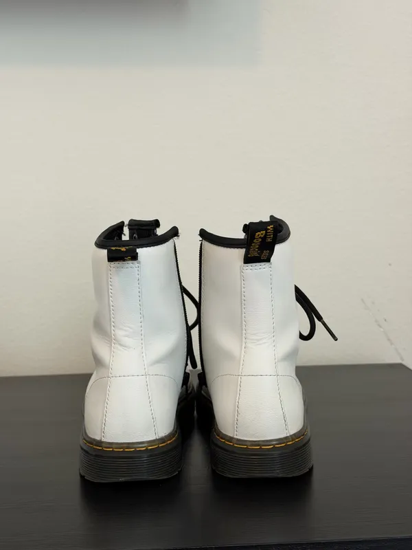 White Dr. Martens Boots - Image 2