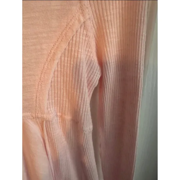 Altar'd State Y2K XS Pink Babydoll Tunic Top Long Sleeve Scoop Neck Boho Soft - Image 4