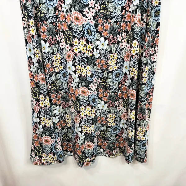 Loft Plus Size‎ 14 Dress Modest Cottagecore Ruffle Shift Smocked Feminine 1819 - Image 7