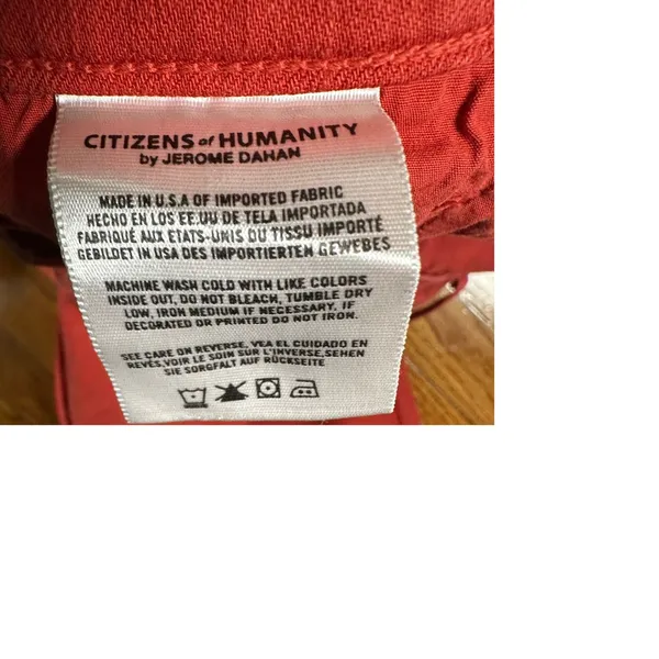 Citizens of Humanity‎ Orange Straight Leg Jeans Casual Chic Denim - Image 7