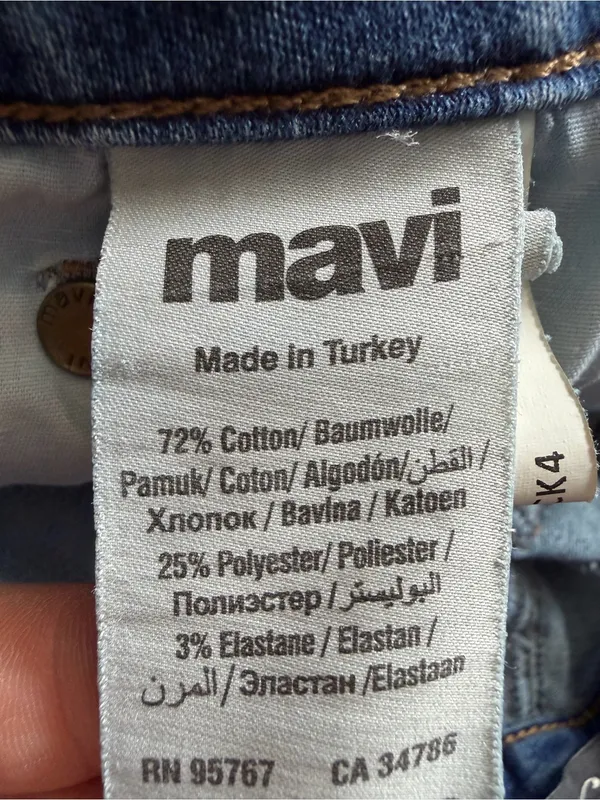 Mavi Emma Slim Boyfriend Jeans Size 30x34 Blue - Image 4