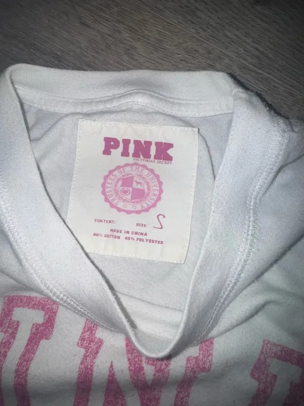 VNTG Victoria’s Secret PINK UNIV 1986 Long sleeve nightie Small - Image 7
