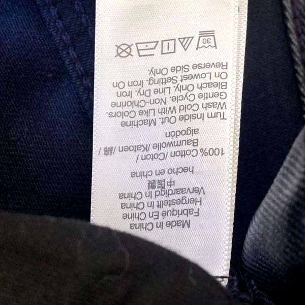 NWT Madewell The '90s Straight Jean in Coated Midnight Blue‎ Foil NN461 - Image 10